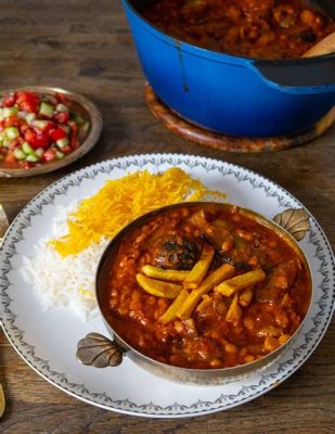  Gheymeh Bademjan: ¡Un festín de sabores terrosos y especias aromáticas que te transportarán a las calles de Gorgan!